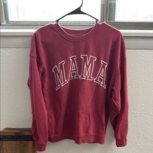 Red 'MAMA' Sweatshirt